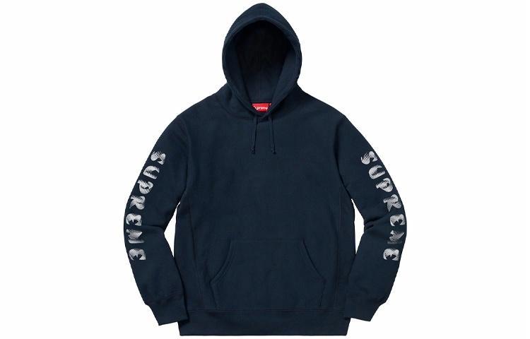 Худи Supreme FW18 Gradient Sleeve Hooded Sweatshirt — фото 1