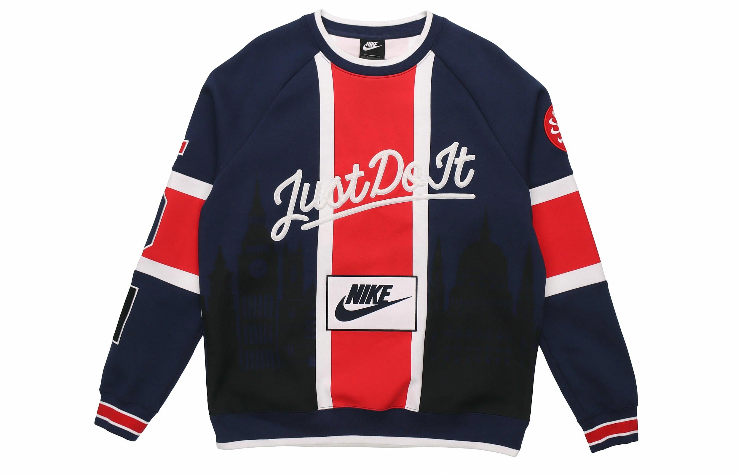 Мужское худи Nike Vintage Sweatshirt (красно-синее) — фото 1