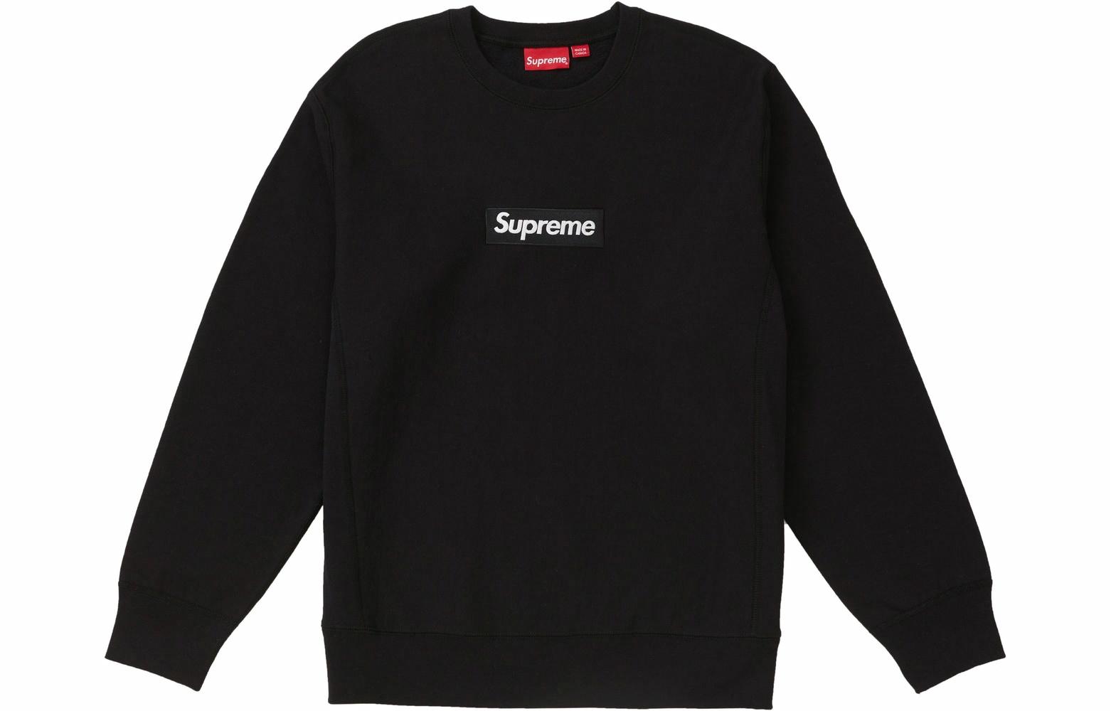Свитшот Supreme Supreme FW18 Box Logo Crewneck Black (черный)