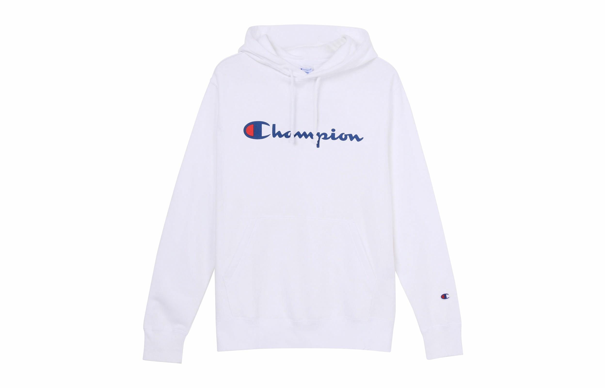 Худи Champion Script Pullover (белое)