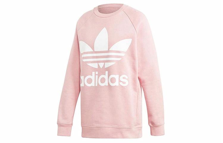 Женское худи adidas originals (розовое) — фото 1