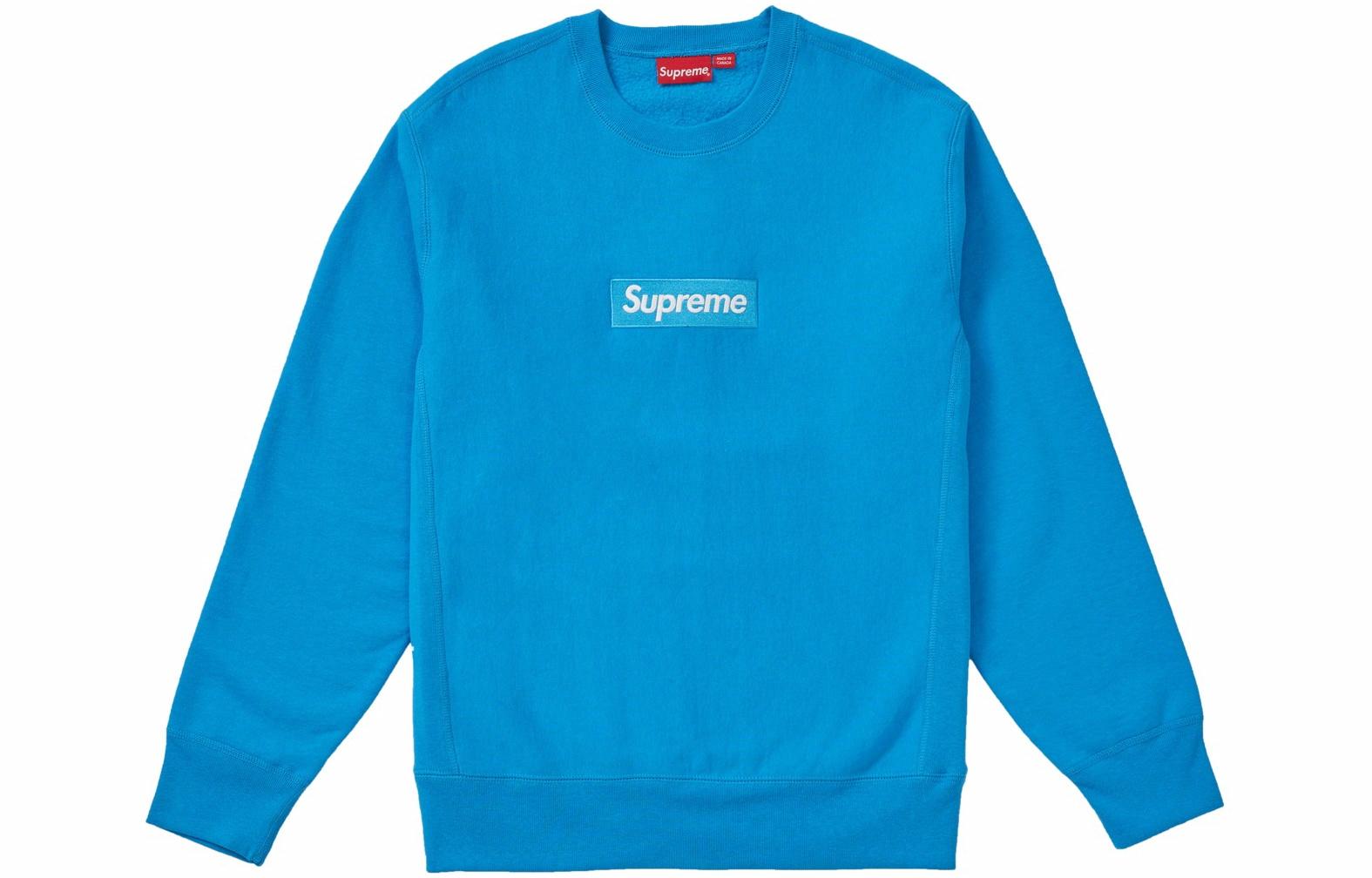 Худи Supreme (синее) — фото 1