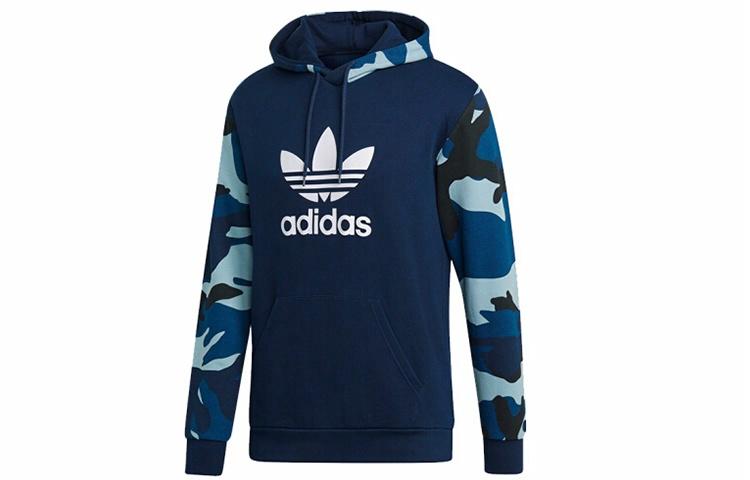 Мужское худи adidas originals Camo OTH Camo (синее) — фото 1