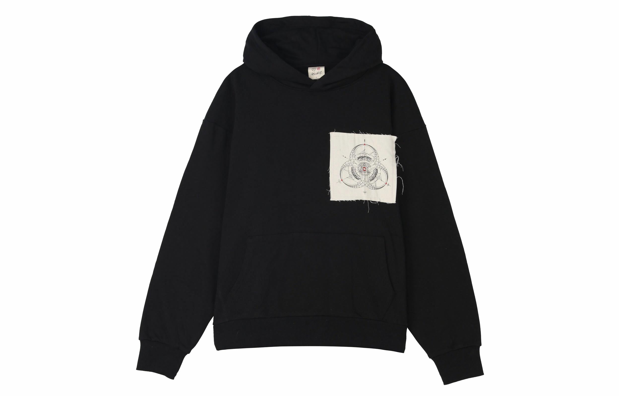 Худи CLOT x Fragment Design x INNERSE (черное)