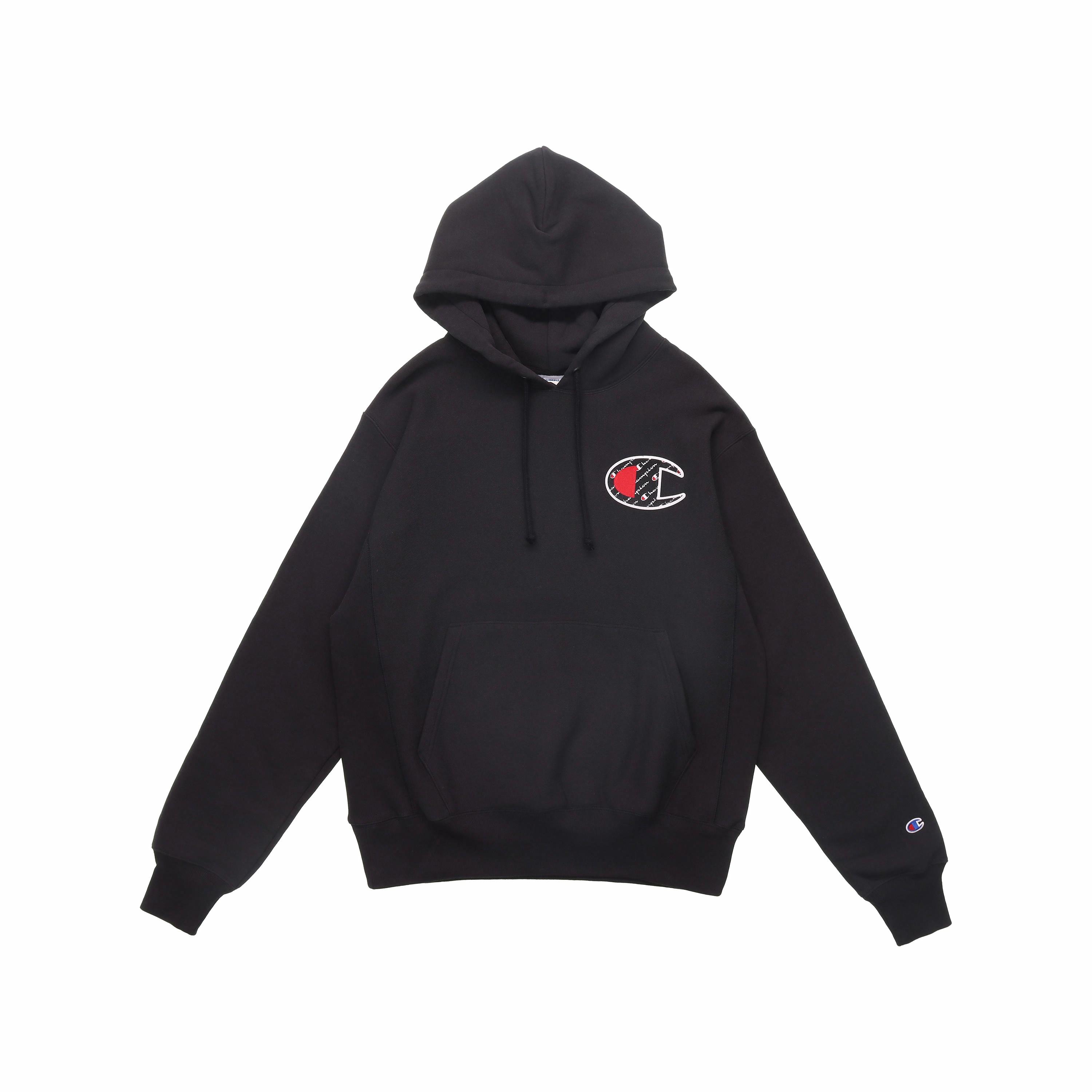 Худи Champion MENS FLC OVER (черное)