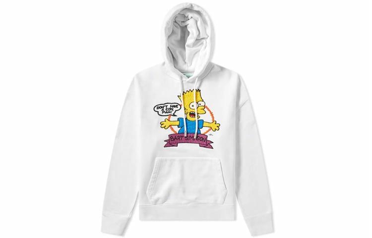 Мужские худи OFF-WHITE OFF-WHITE SS19 Bart (белый)