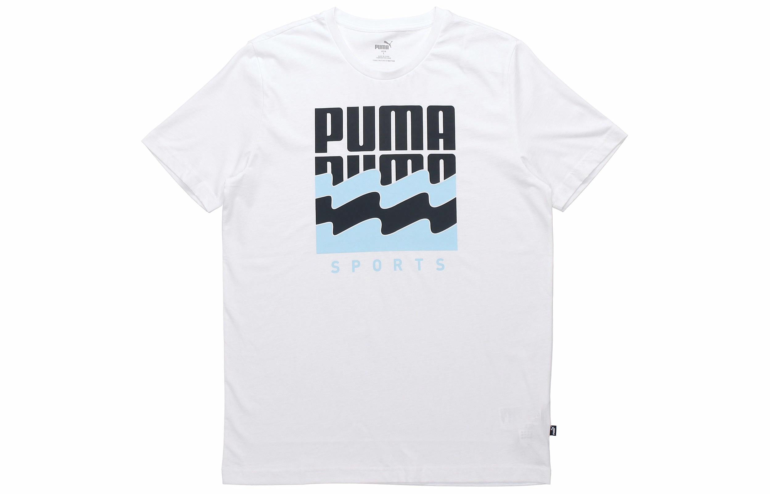 Мужская футболка PUMA Summer Graphic (белая) — фото 1