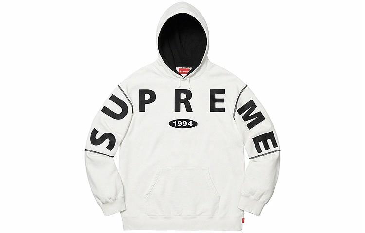 Худи Supreme FW19 logo (белый) — фото 1