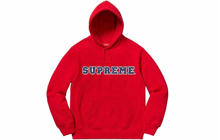 Худи Supreme FW19 Week 1 The Most Hooded Sweatshirt (красное) — фото 1