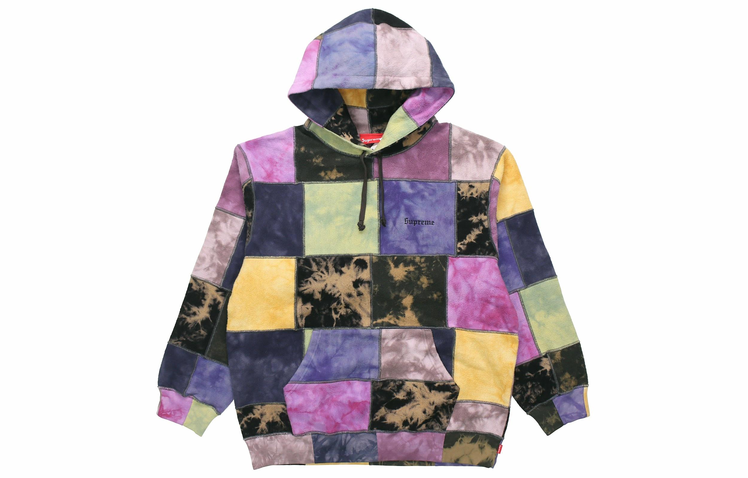 Худи Supreme Patchwork Tie Dye (разноцветное)
