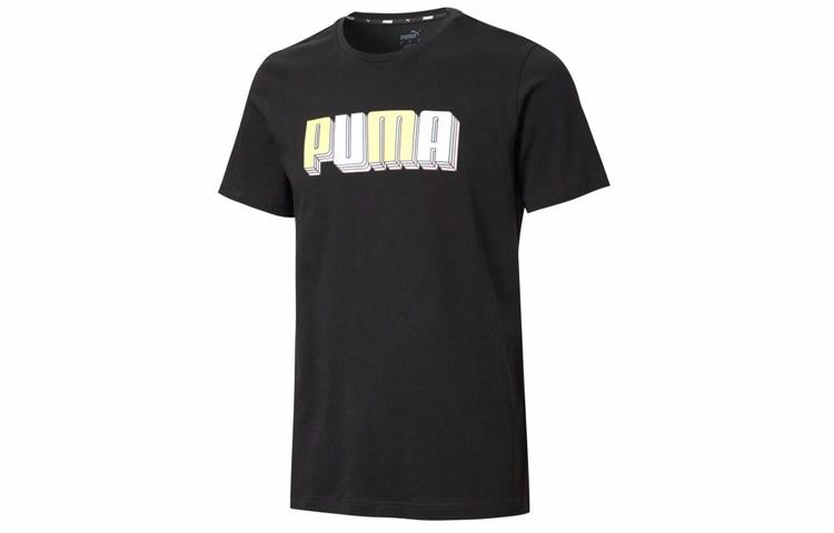 Футболка PUMA Celebration Graphic (черная) — фото 1
