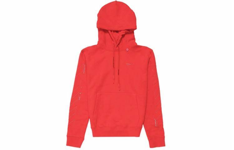 Мужское худи OFF-WHITE FW19 Logo (красное)