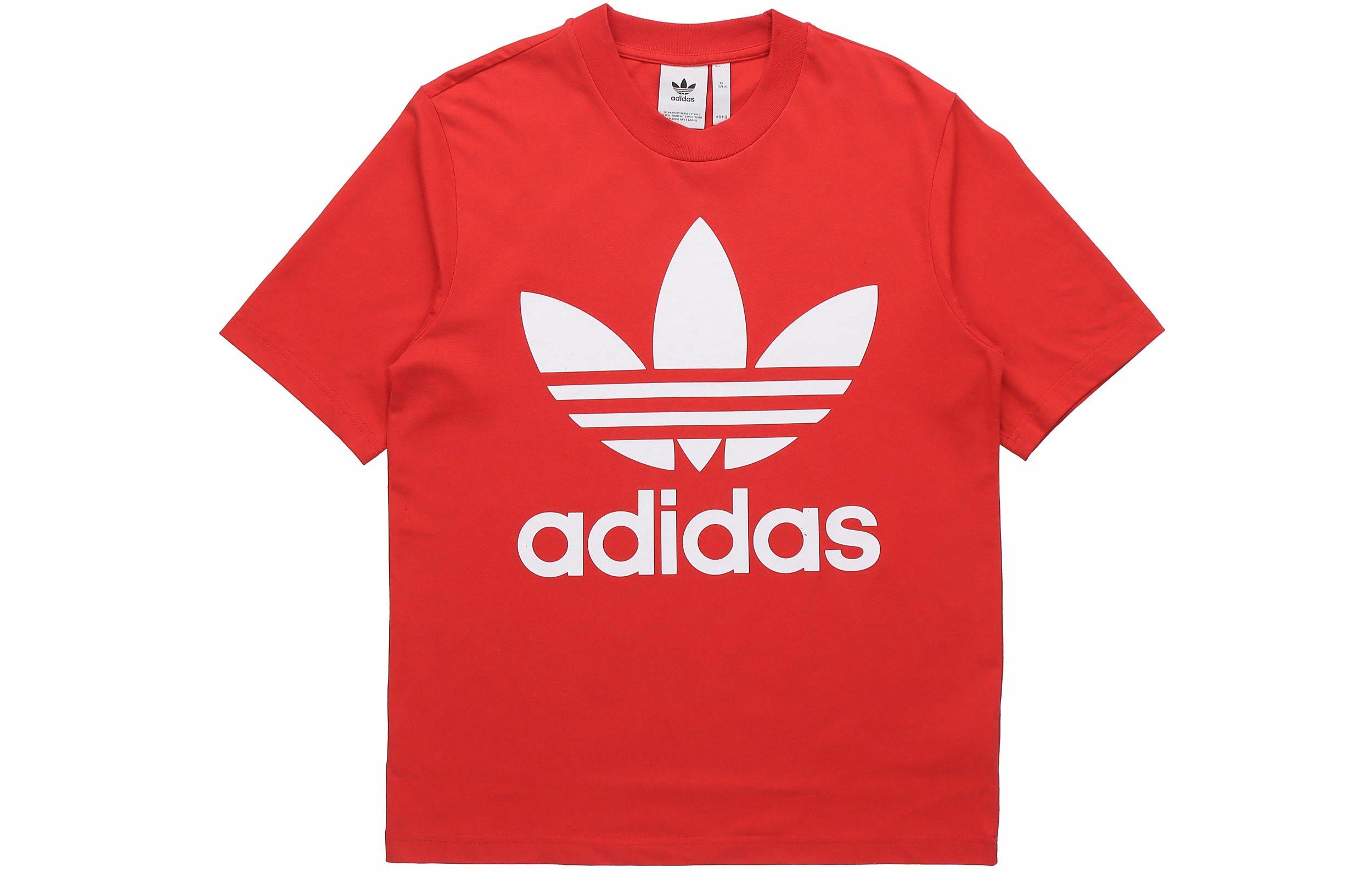 Мужская футболка adidas originals Clover T-shirt (красная) — фото 1