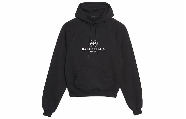 Худи Balenciaga Logo (черное)
