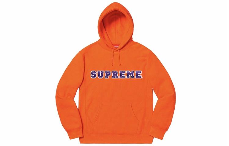 Худи Supreme (оранжевый) — фото 1