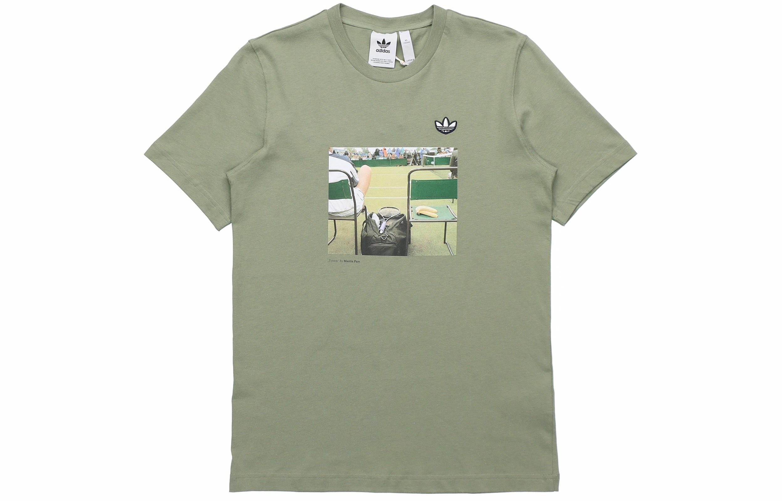 Мужская футболка adidas originals Photo Tee (зеленая) — фото 1