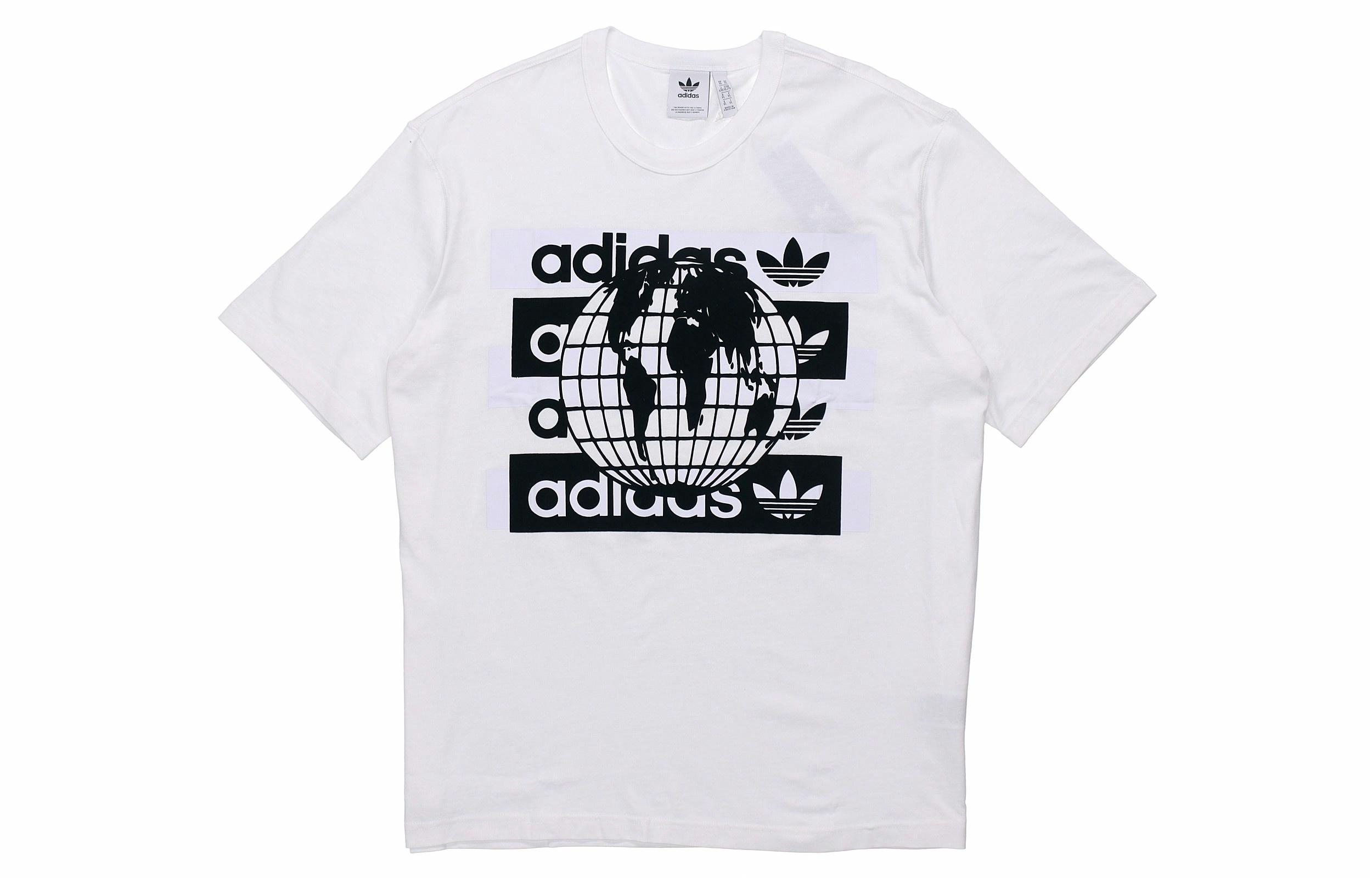 Мужская футболка adidas originals (белая) — фото 1