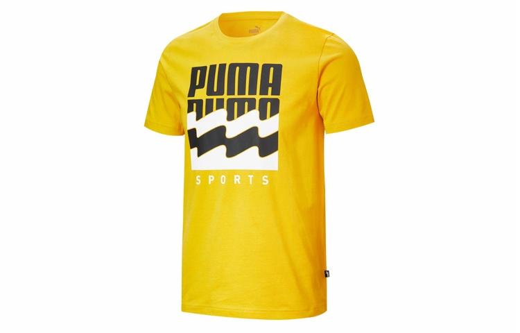 Мужская футболка Puma Summer Graphic (желтая) — фото 1