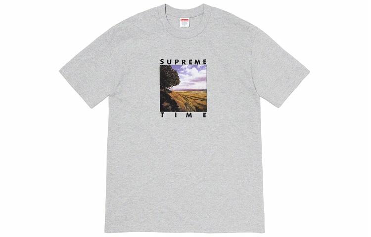 Футболка Supreme 2020 Week 8 Time Tee (белая)