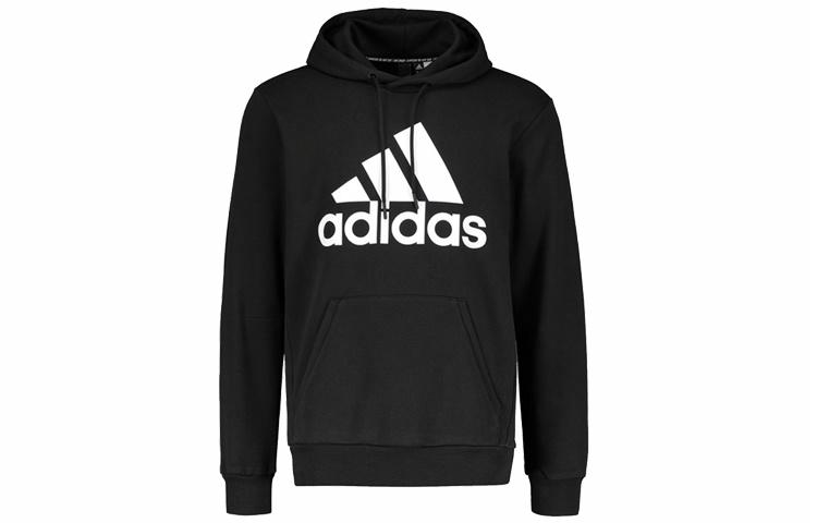 Мужское худи adidas Сollеgе Hoodie (черное) — фото 1