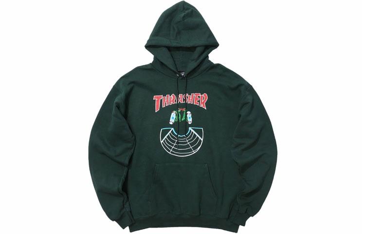 Худи Thrasher Doubles Hoodie (черное)
