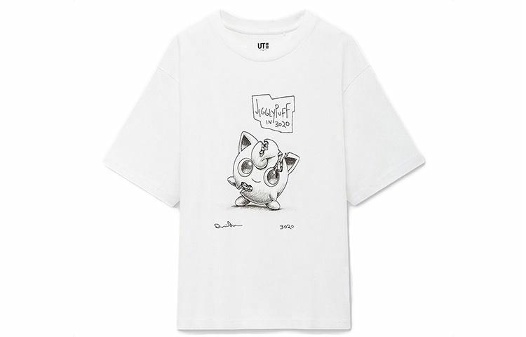 Женская футболка UNIQLO UNIQLO x POKEMON/ T (белый)