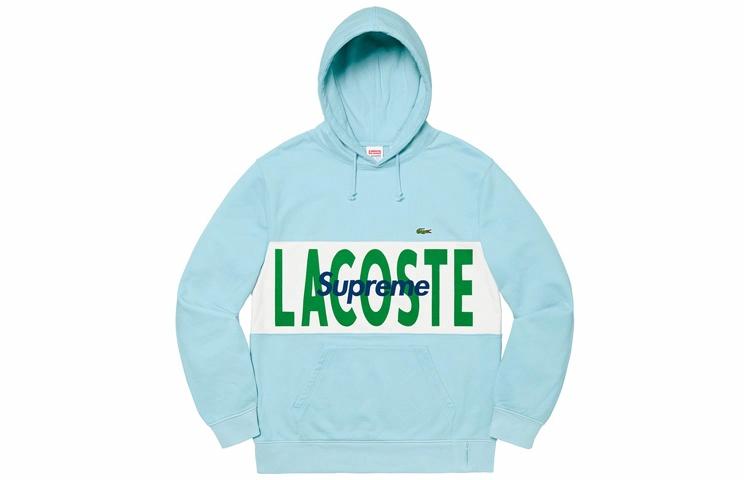 Худи Supreme x LACOSTE (зеленое)