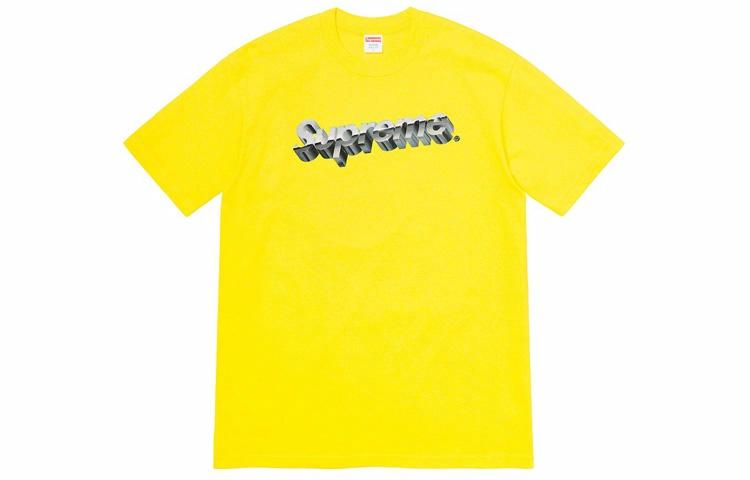 Футболка Supreme Supreme 2020 SS20 Chrome Logo LogoT (черная)