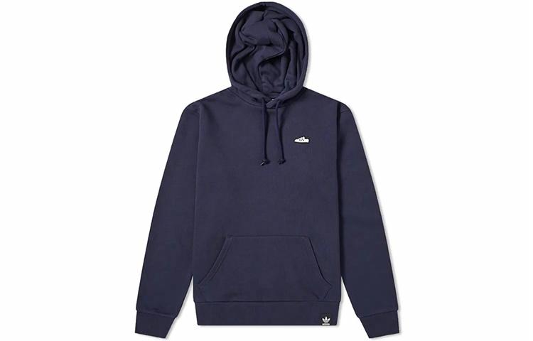 Мужское худи adidas originals Superstar Emblem Hoody (черное) — фото 1