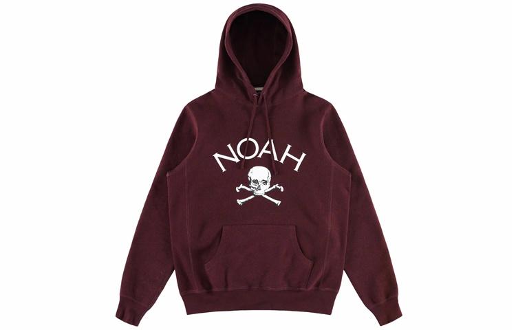 Худи NOAH Nyc Jolly Roger Hoodie (бордовое)