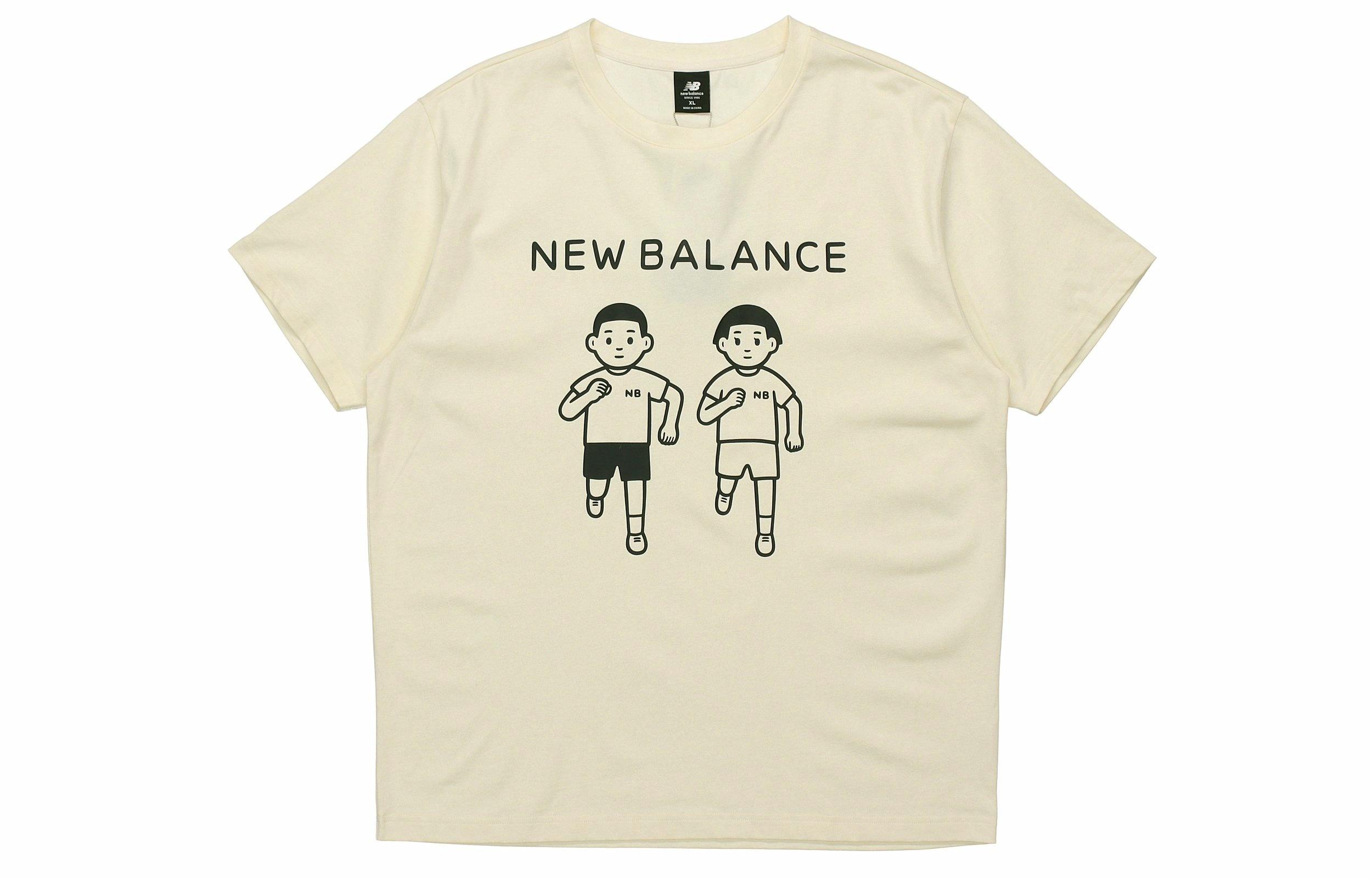 Футболка New Balance x noritake Graphic Tee (слоновая кость)