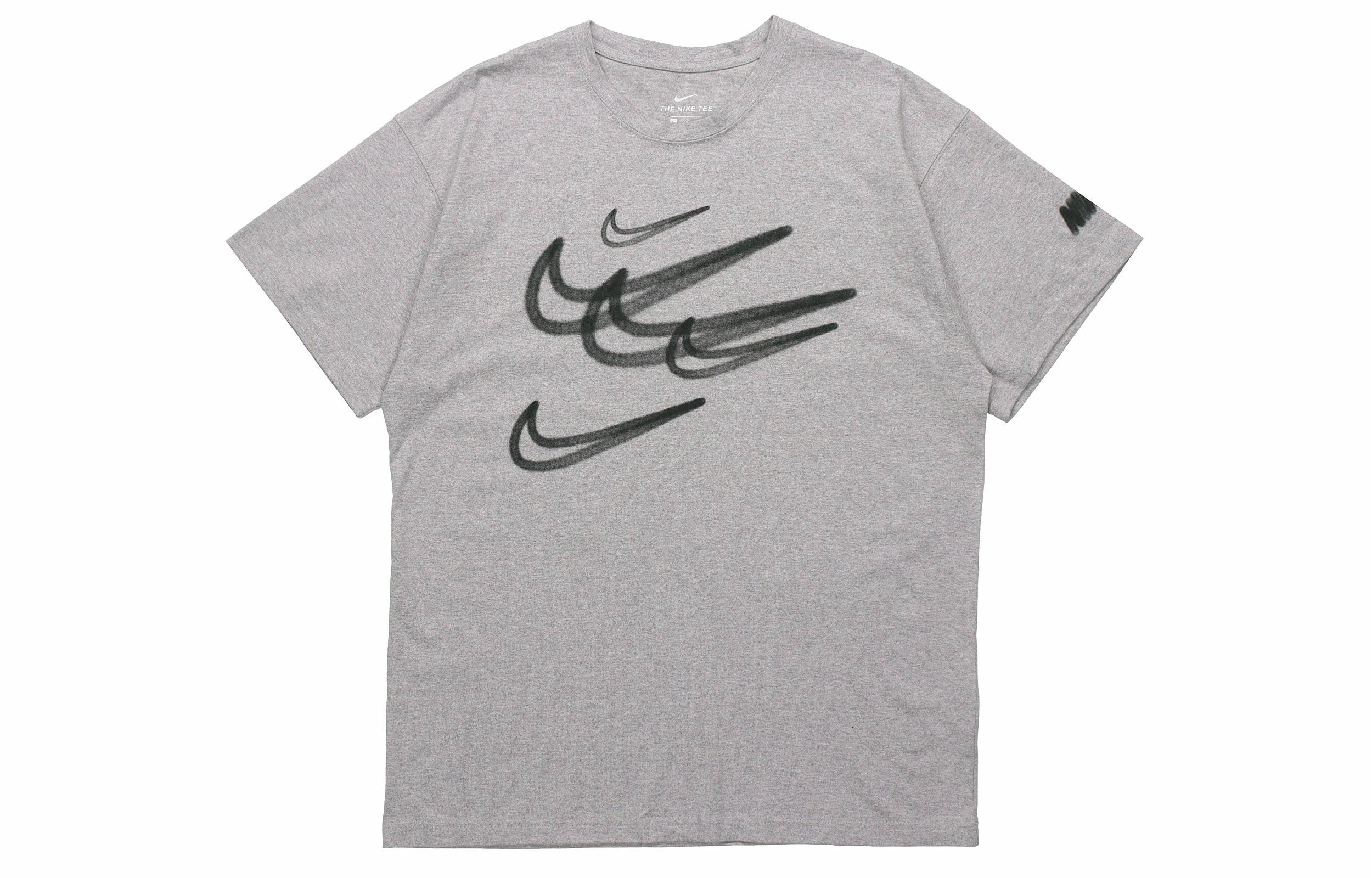 Мужские футболка Nike AS M Nsw SS (светло-серый) — фото 1