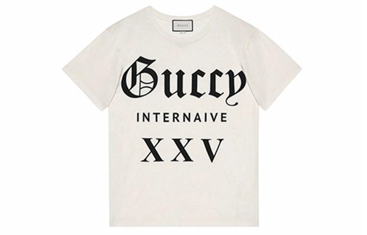 Футболка Gucci Guccy (бежевая)