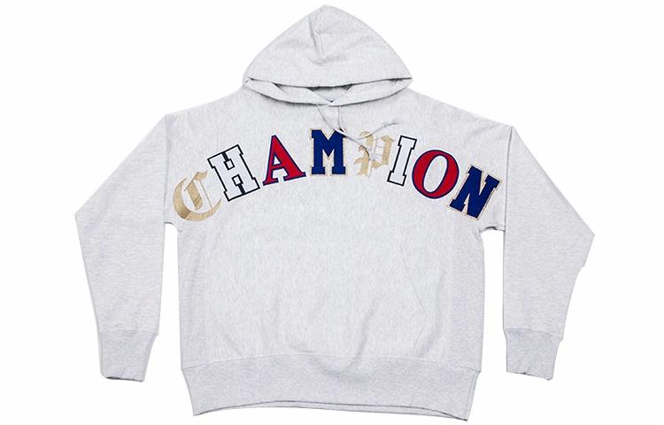 Худи Champion (бело-серый) — фото 1