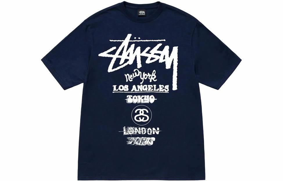 Футболка Stussy World Tour T (черная)