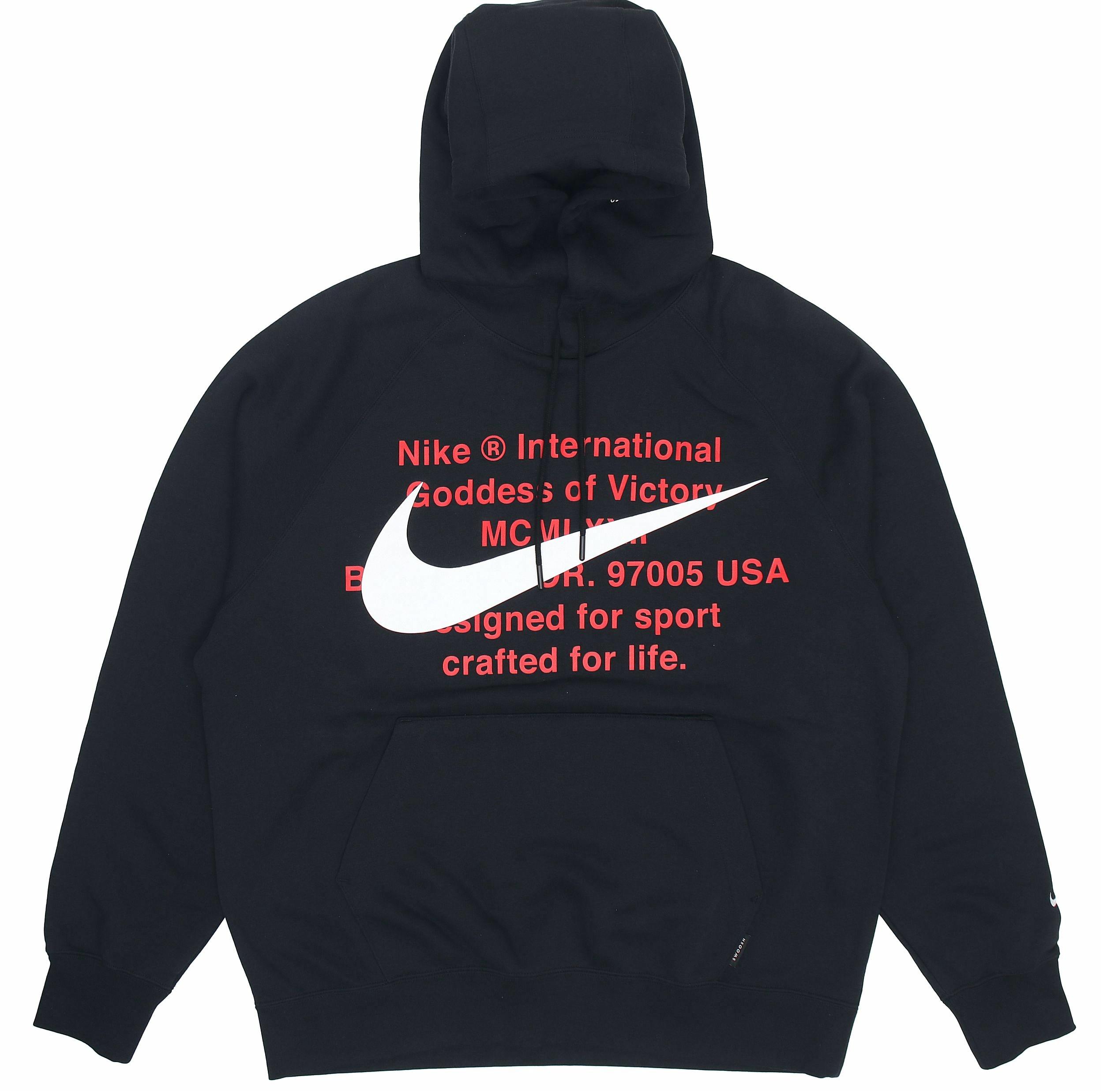 Мужское худи Nike Sportswear Swoosh (черное)
