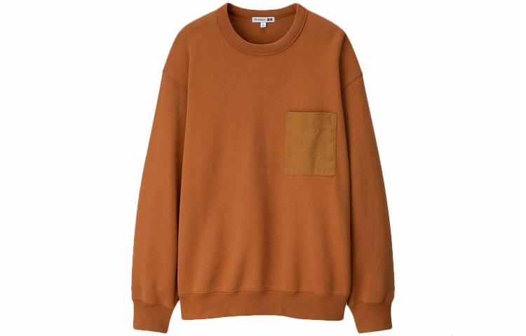 Мужское худи UNIQLO × jw anderson (коричневое) — фото 1
