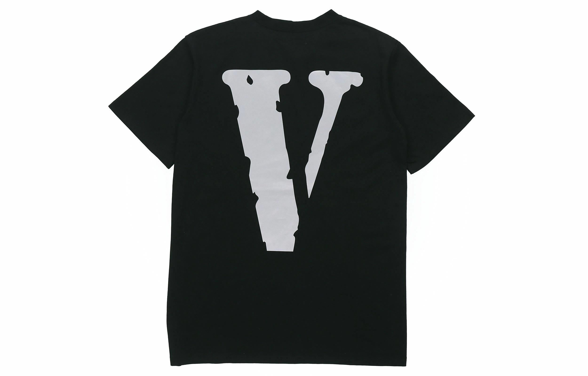 Футболка VLONE (черно-серая)