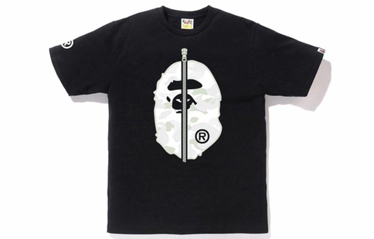 Футболка BAPE Glow In The Dark (черная)