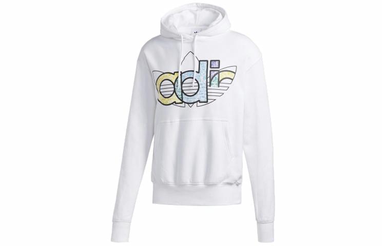 Мужское худи adidas originals (белое) — фото 1