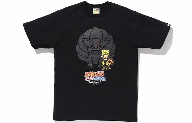 Футболка A BATHING APE Bape x NARUTO Baby Milo Tee (белая)