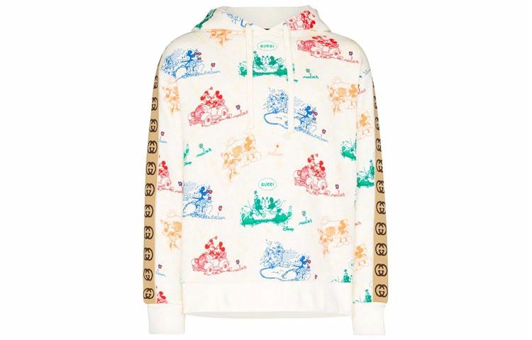 Мужское худи Gucci x Disney Mickey Mouse (белое)