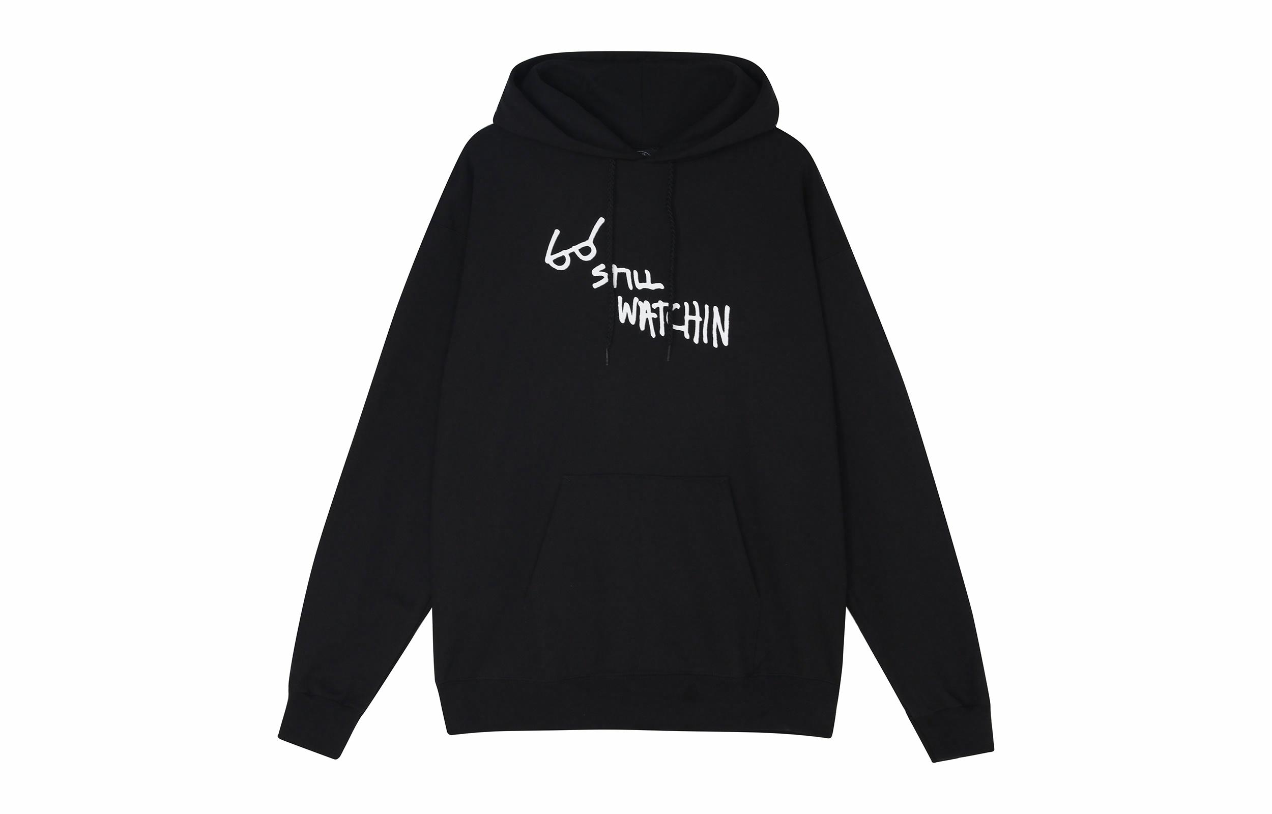 Худи Thrasher Still Watchin Hood (черное)