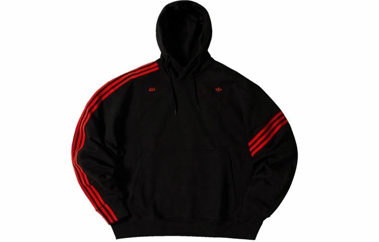 Мужская худи adidas originals x 424 R.Y.V. Hoodie (черная) — фото 1