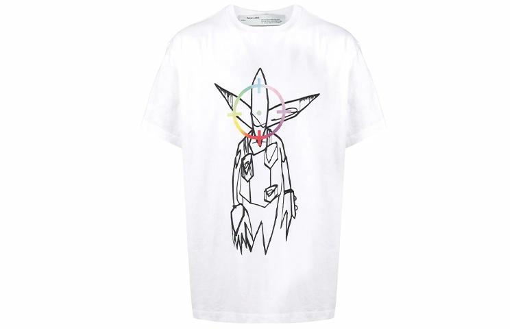 Мужская футболка OFF-WHITE Alien (белая)