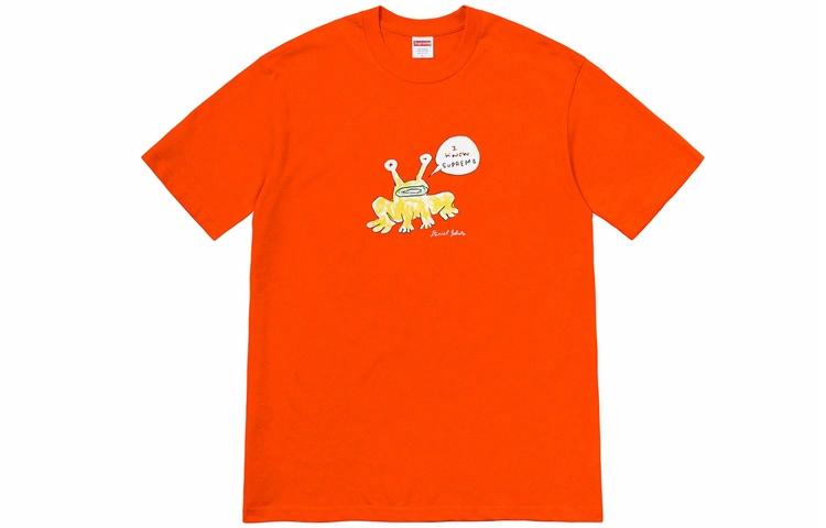 Футболка Supreme Daniel Johnston Frog Tee (белая)