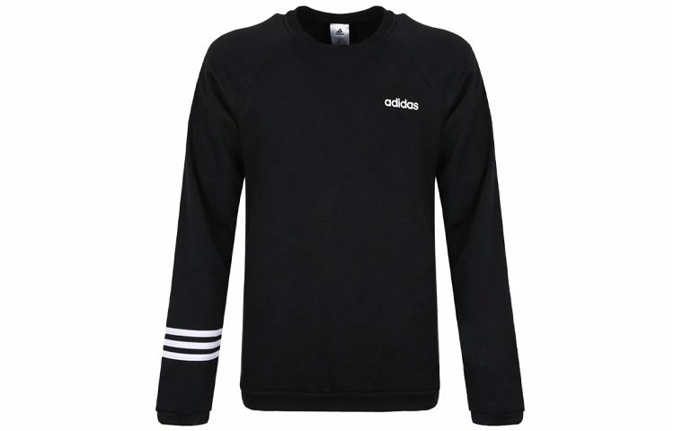 Мужской свитшот adidas E Mo Crew Ft (черный) — фото 1
