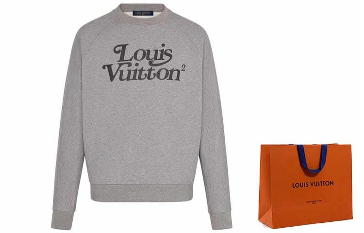 худи Louis Vuitton LOUIS VUITTON x Nigo Squared (серый) — фото 8
