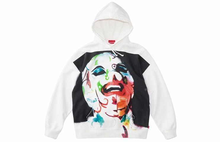 Худи Supreme SS20 Week 17 Leigh Bowery (белое)