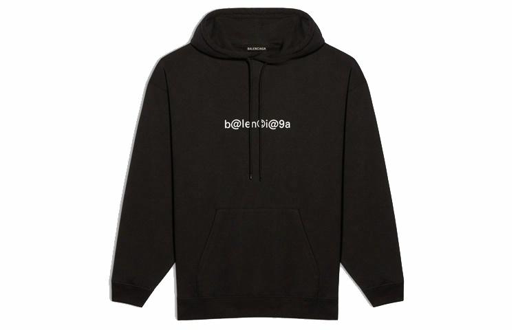 Мужская толстовка Balenciaga Balenciaga Symbolic Logo (черная)